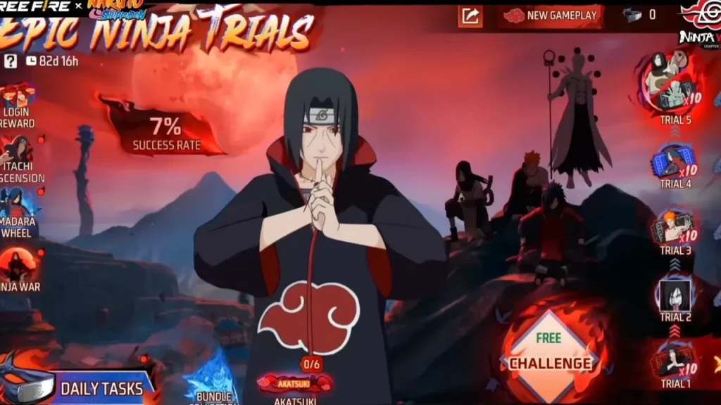 Free All Rewards Naruto Chapter 2 😲 _ Free Fire Naruto Chapter 2 Event _ 0-0 photo