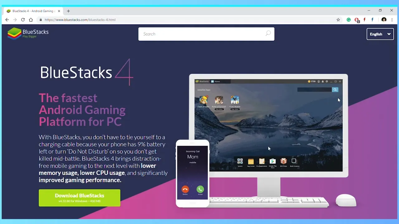 BlueStacks interface