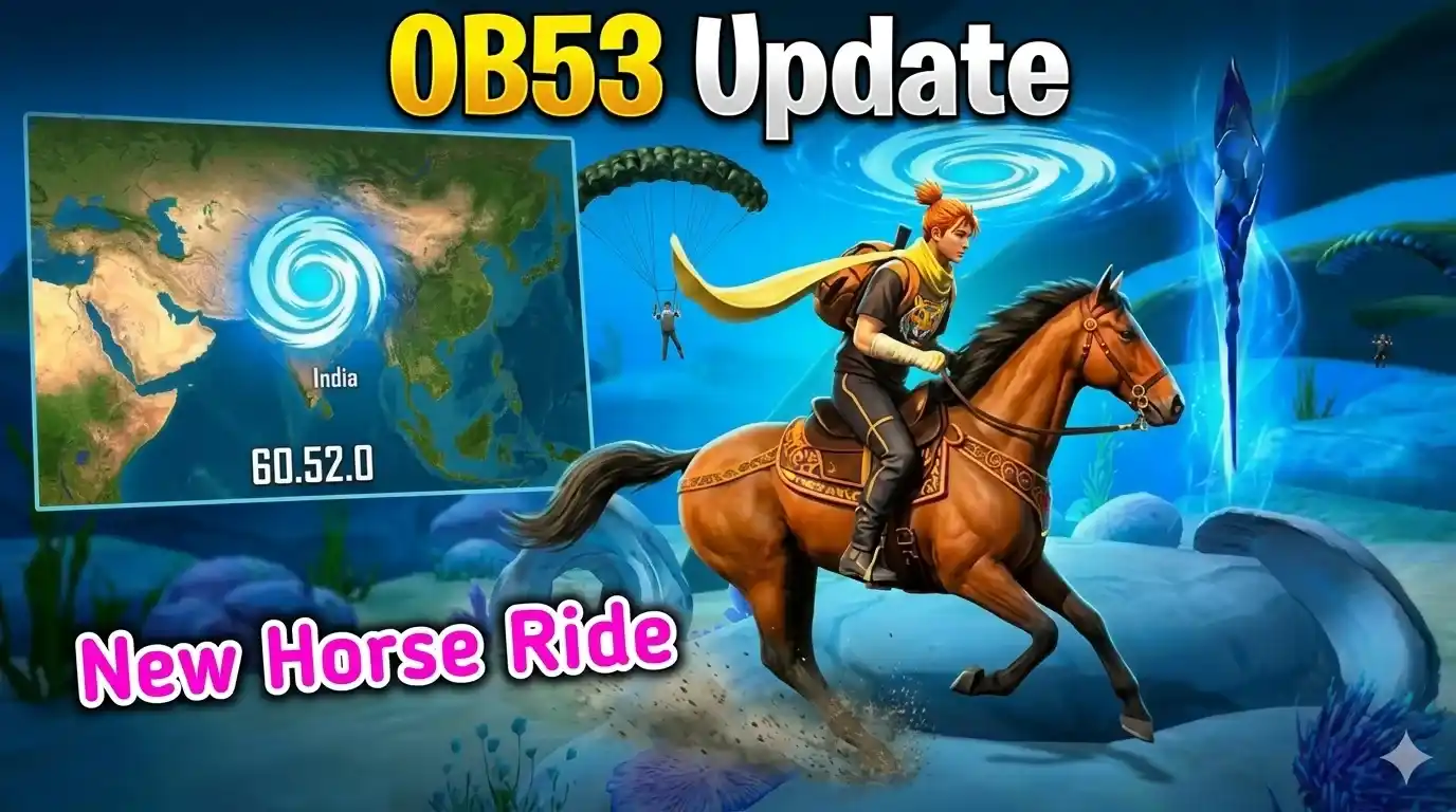 Free Fire OB53 horse vehicle update with new movement feature