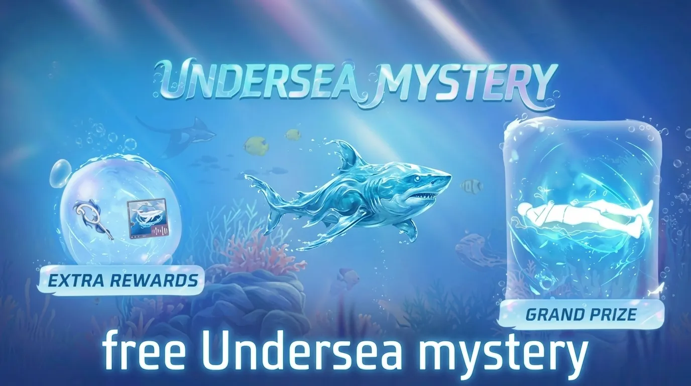Free Fire OB53 Undersea Mystery rewards with emote and themed items