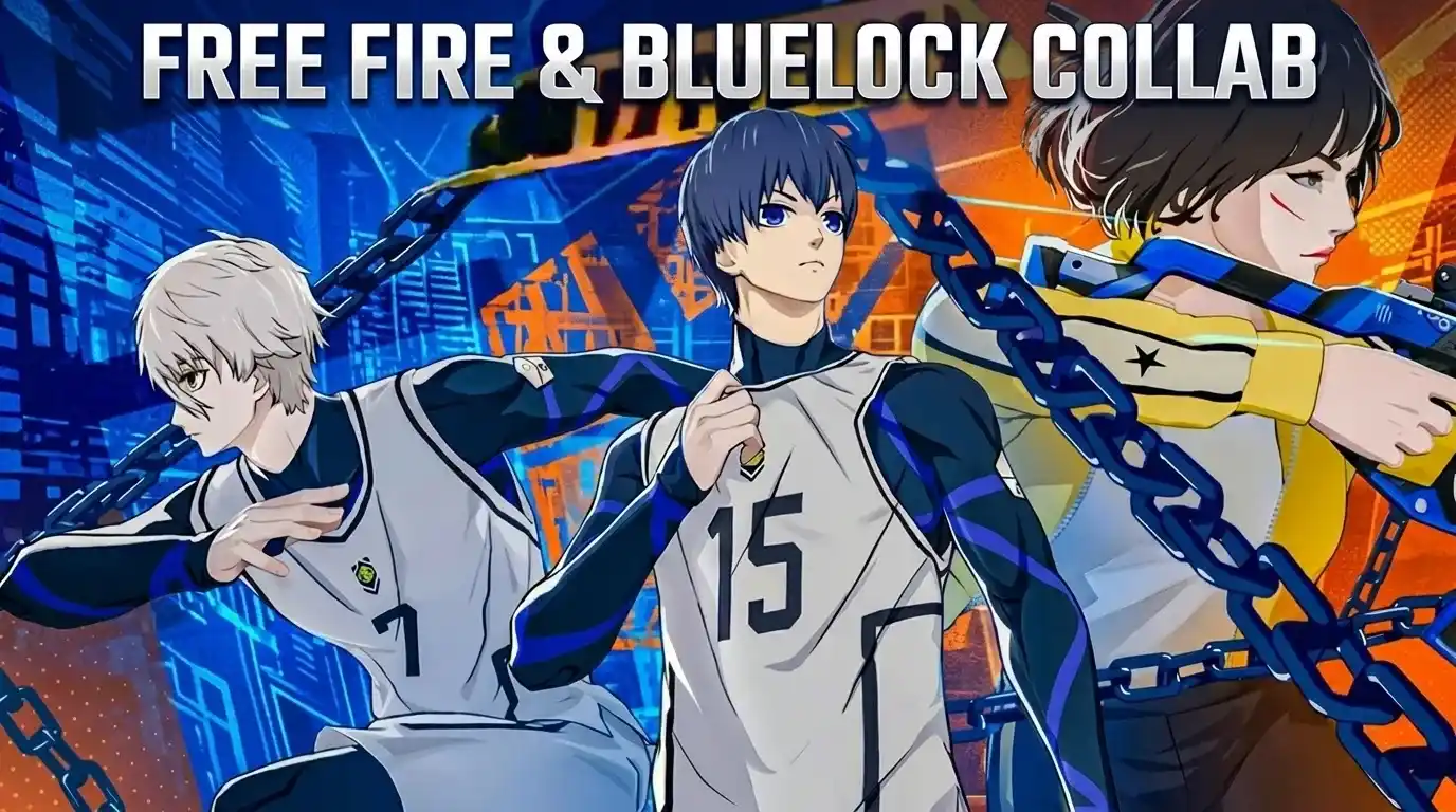 Free Fire OB54 Blue Lock collaboration leak