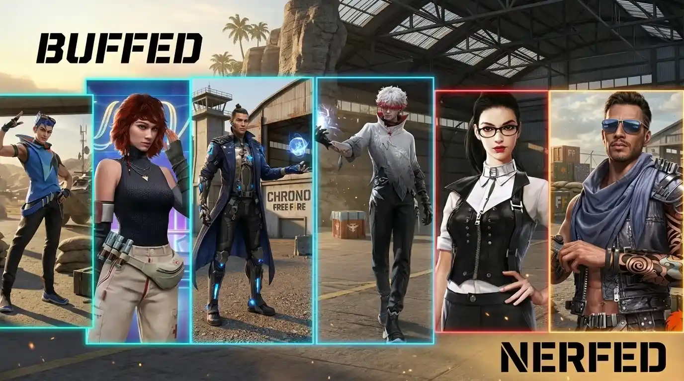Free Fire OB54 Character Balance Changes