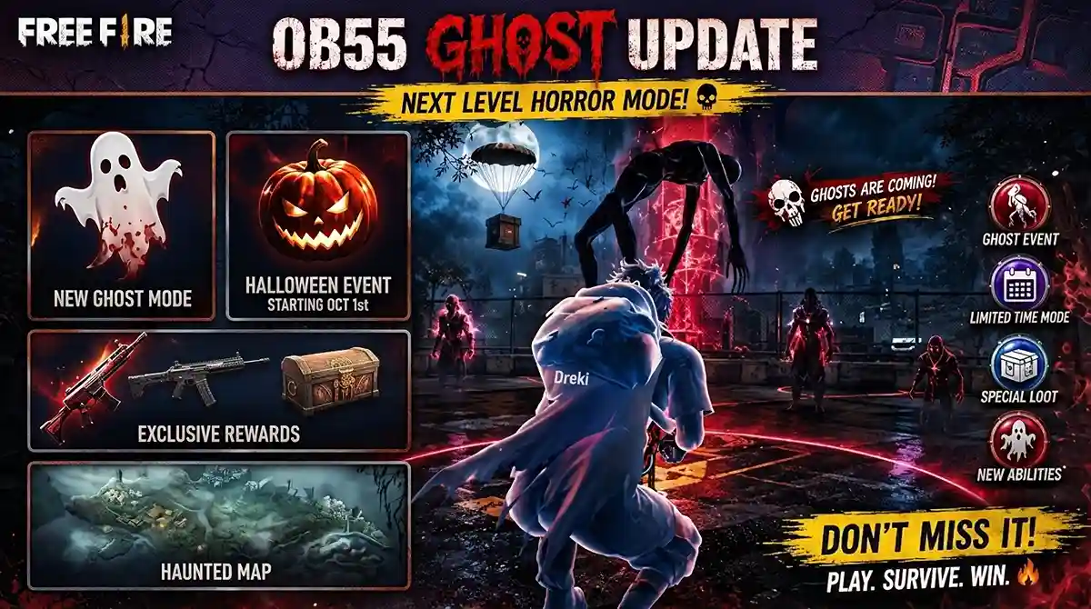 Free Fire OB55 Halloween event content
