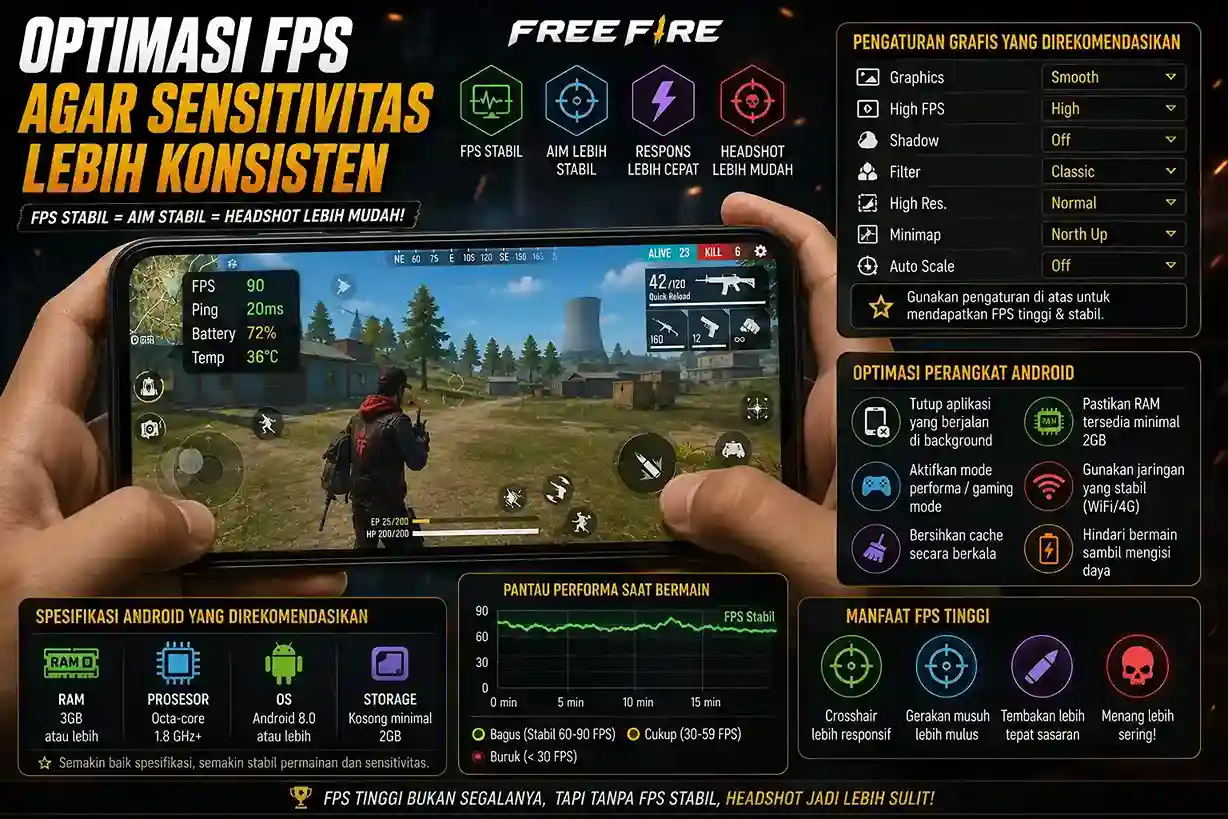 Optimasi FPS Free Fire pada HP Android